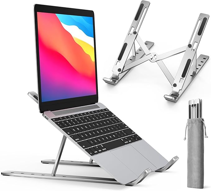 Computer Tablet Stand, 6 Angles Adjustable Aluminum