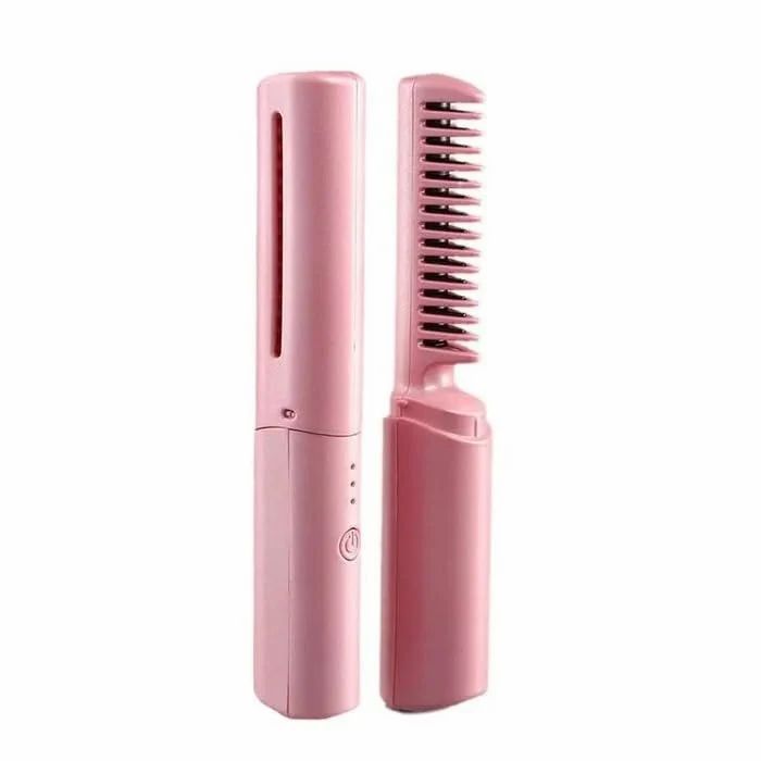 Hair Straightener Comb Brush